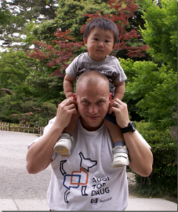 John and his nephew Shido in Kanazawa Japan