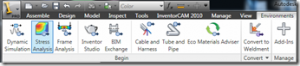 Autodesk Inventor Environments Ribbon