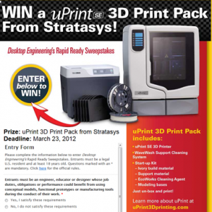 uPrint SE 3D Print Contest
