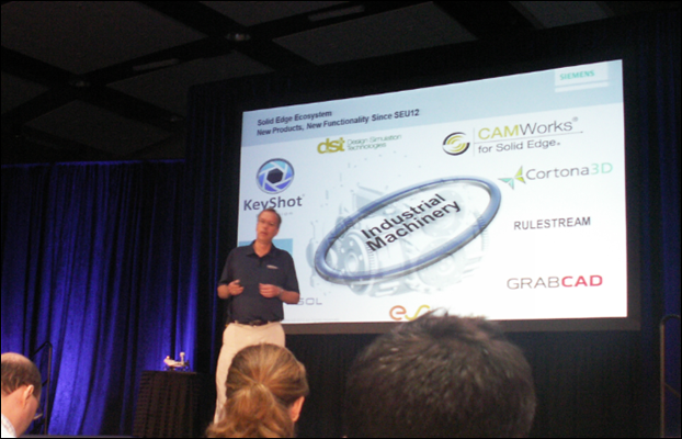 Dan Staples at Solid Edge University 2013 Dan Staples at Solid Edge University 2013