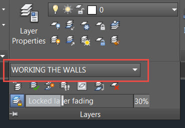 layer states in the AutoCAD ribbon