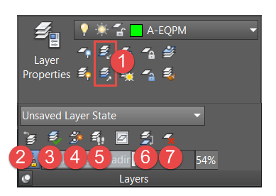 AutoCAD Layer Panel Labeled Part 2