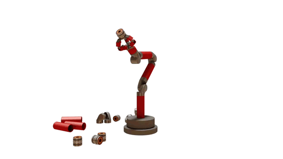 Modbot Robotic Arm assembly Animation