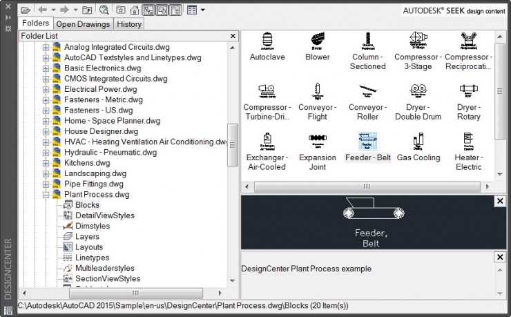 AutoCAD Design Center