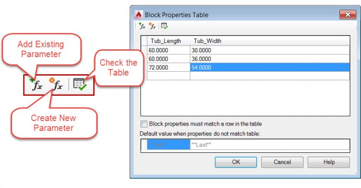 Dynamic Blocks - Block Properties Table Dynamic Blocks - Block Properties Table