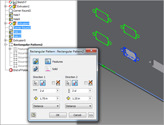 Patterning and Adaptivity with Autodesk Inventor 2013