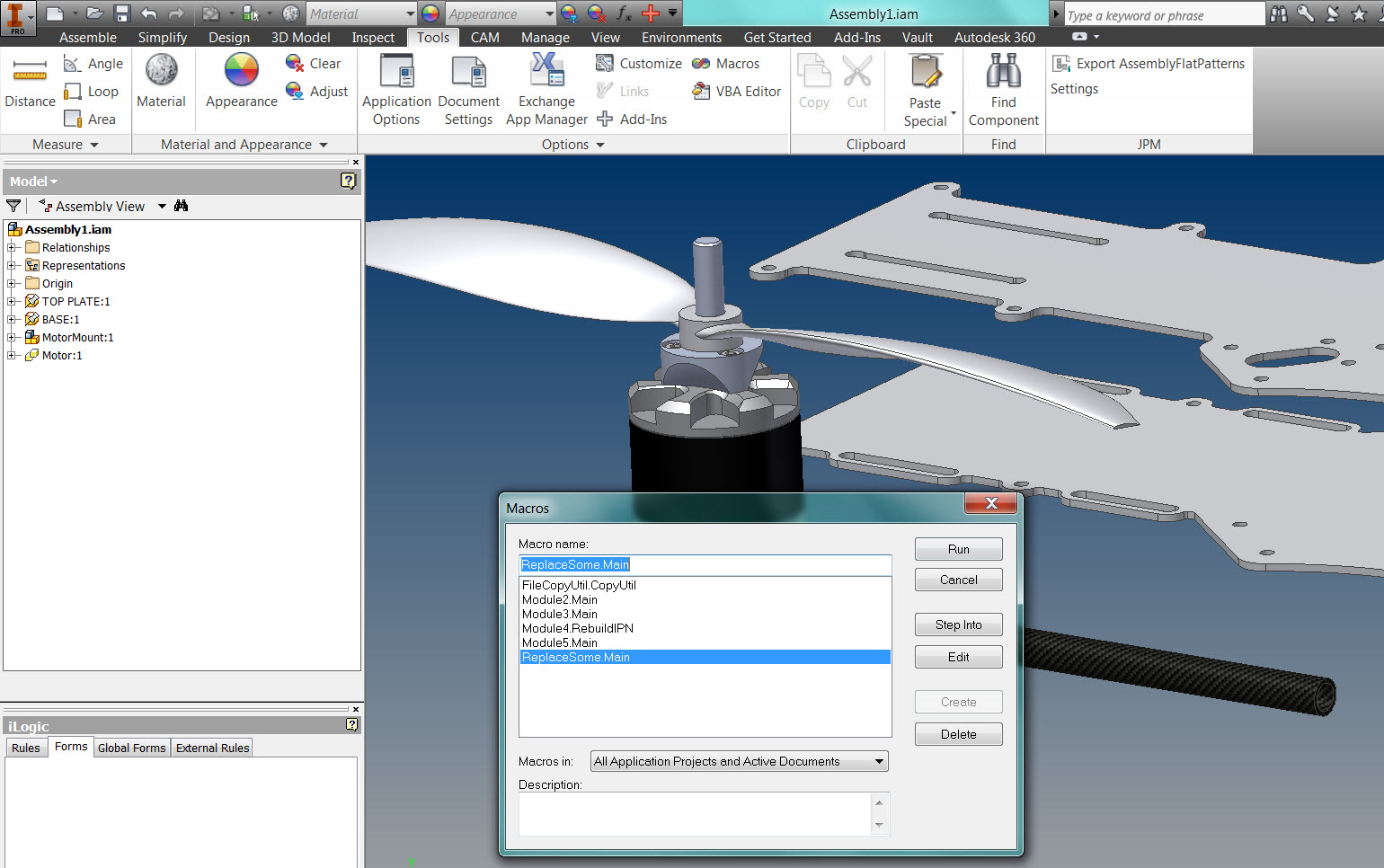 “Replace Some” components in Inventor 2014