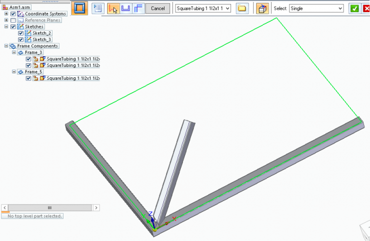 Solid Edge Frame Design